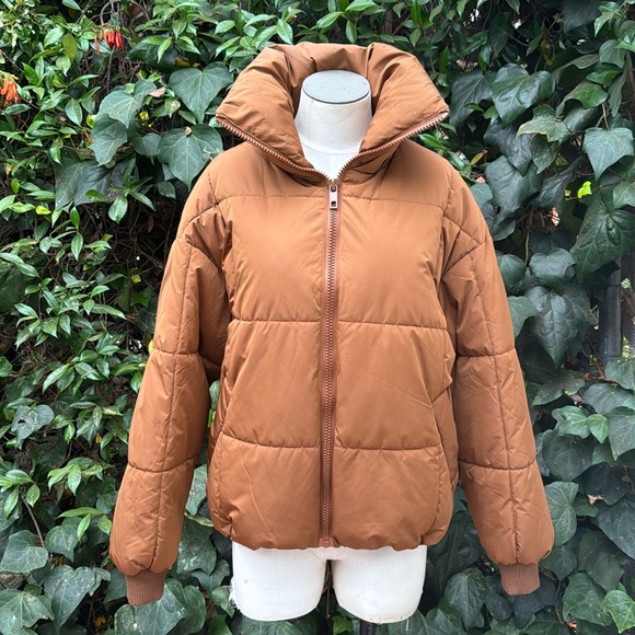 APPARIS Levi Puffer Jacket Sz.XS in Brown - Picture 1 of 7